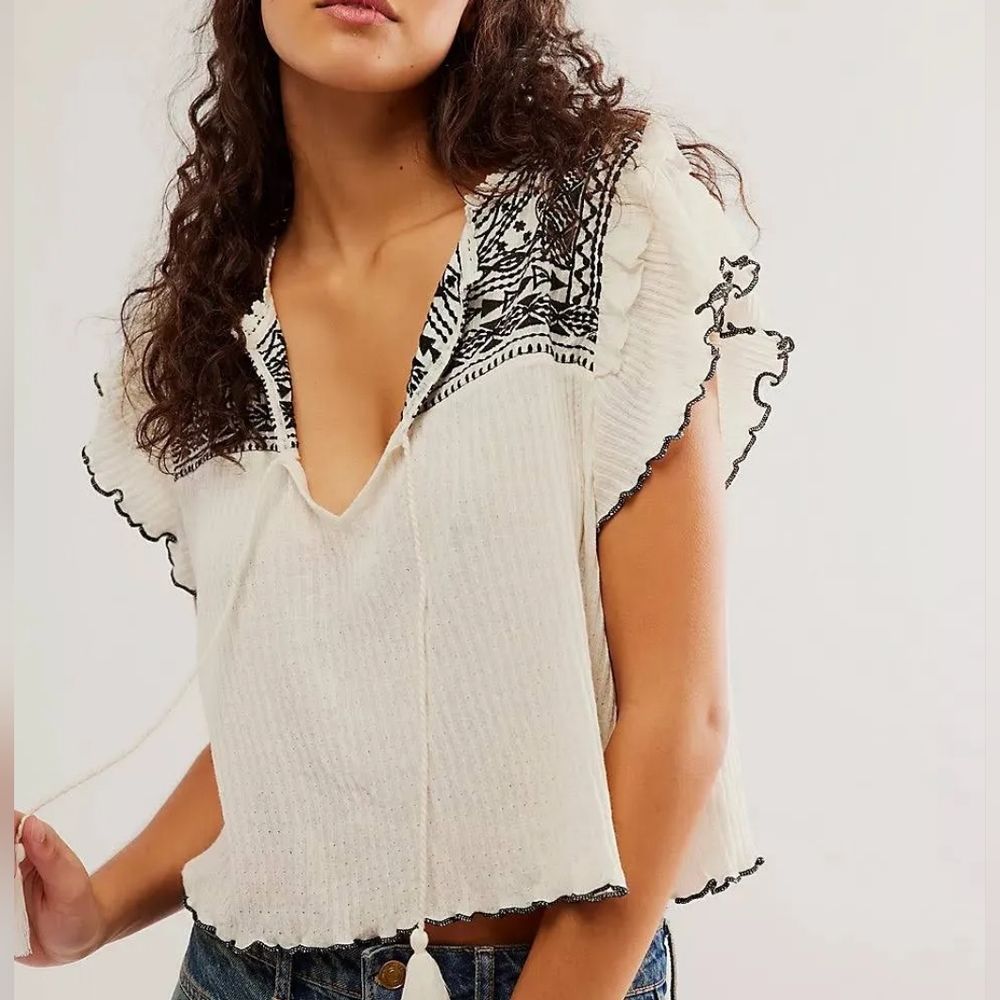 NWT Free People Sarafina Top